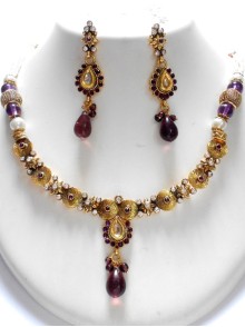 Polki Necklace Set